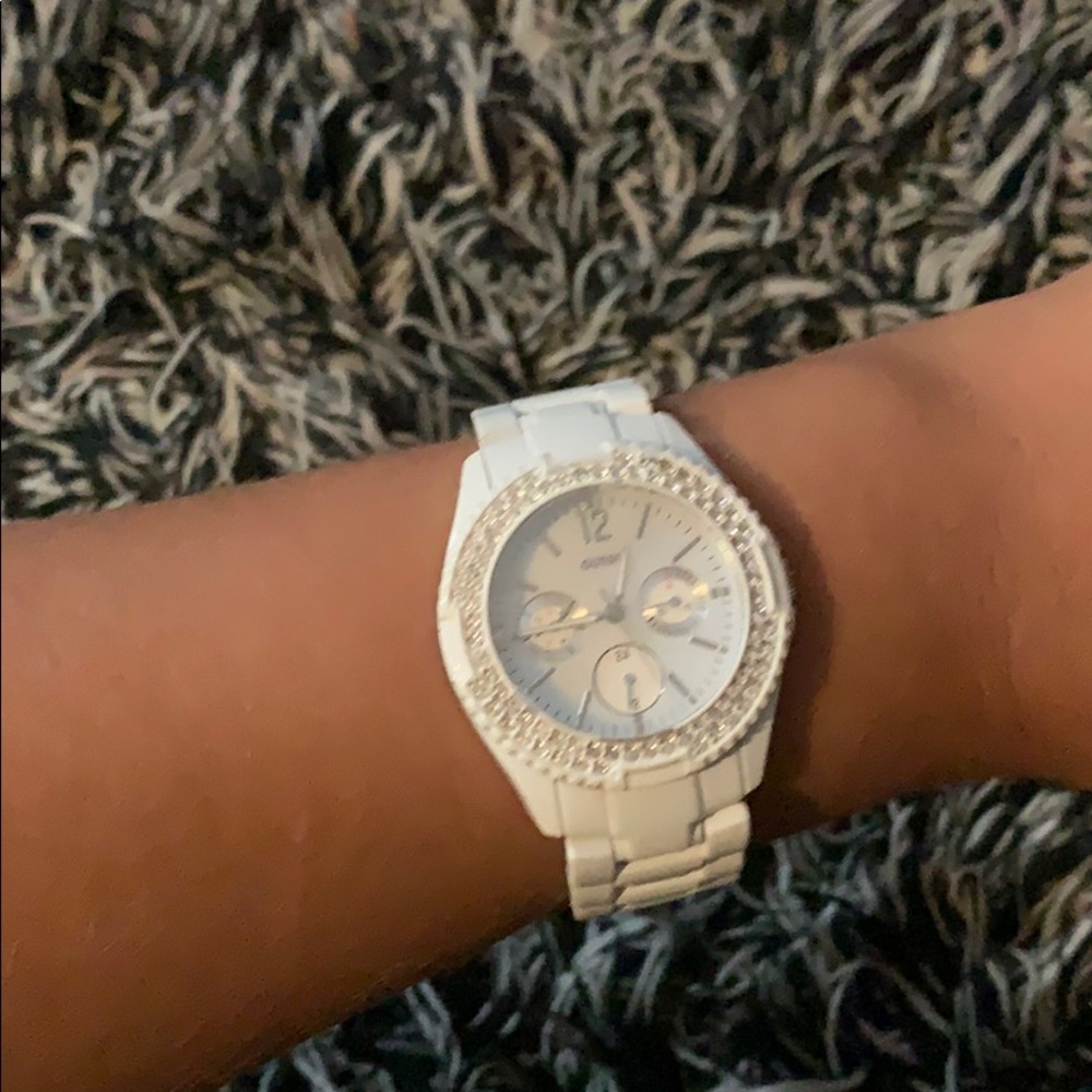 GUESS watch with rhinestones *excellent condition*